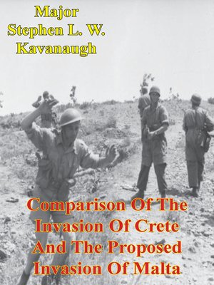 cover image of Comparison of the Invasion of Crete and the Proposed Invasion of Malta